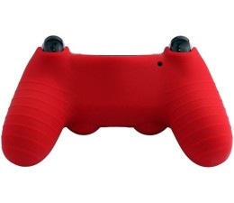 Funda FRTEC Silicona + Grips para Mando Dualshock PS4 - Rojo FT0016