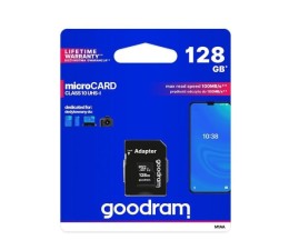 Memoria MicroSD GoodRam 128GB M1AA CL10 UHS-I+ADAPT
