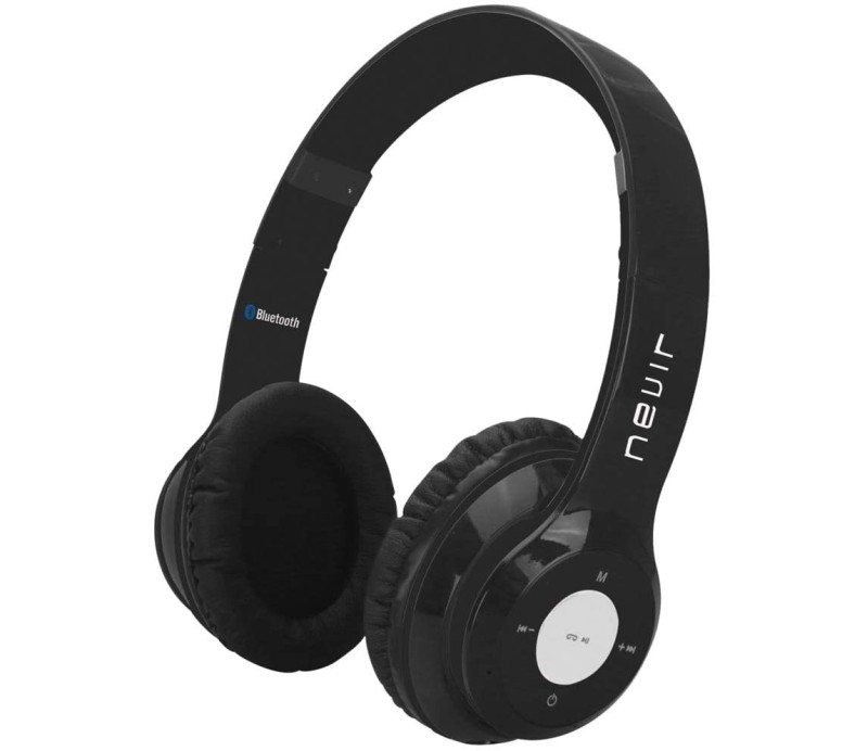 Auriculares Nevir Bluetooth NVR-946BH - Negro + Blanco
