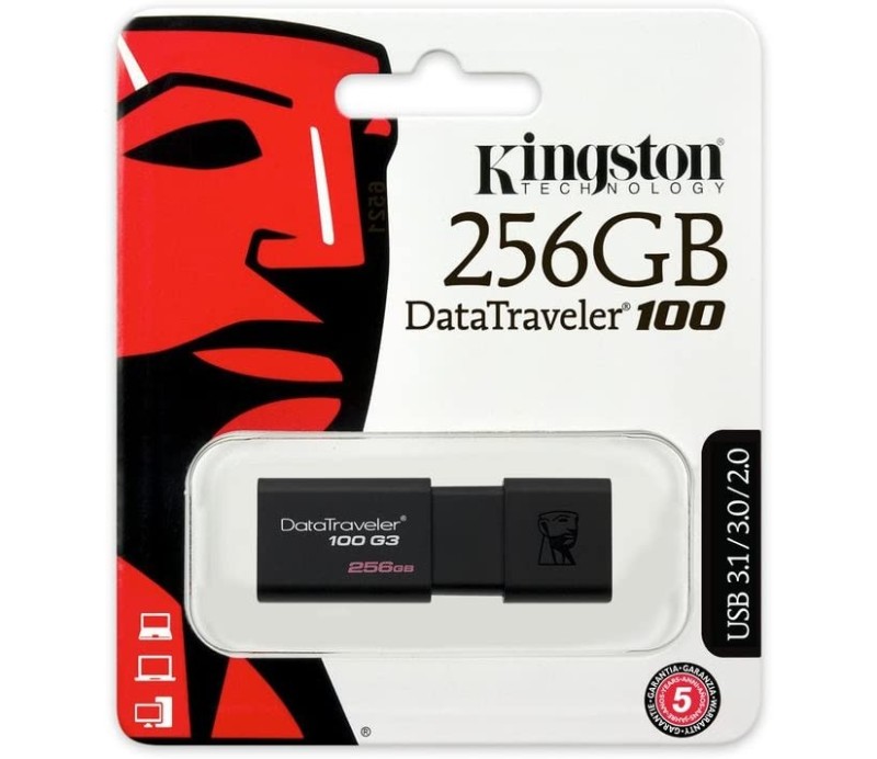 Pendrive Memoria USB Kingston 256GB DT100G3