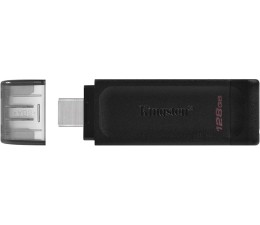 Pendrive Memoria USB-C 3.2 Kingston DataTraveler 70 128GB DT70/128GB