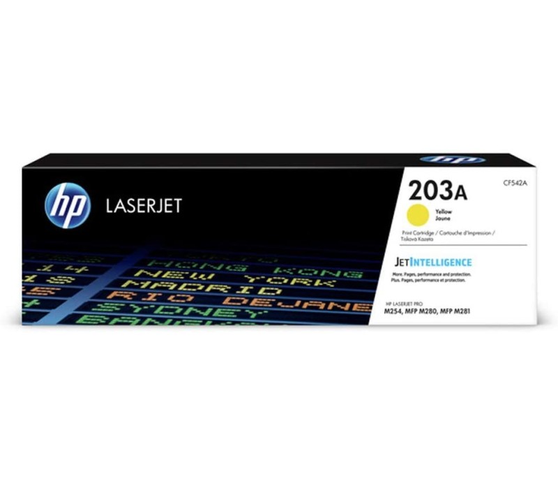 Toner HP 203A CF542A Amarillo 1300 Paginas