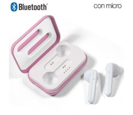 Auriculares Bluetooth Cool Dual Pods Style - Rosa