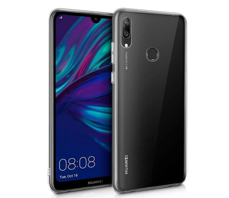 Funda Cool Silicona Huawei Y7 (2019) (Transparente)