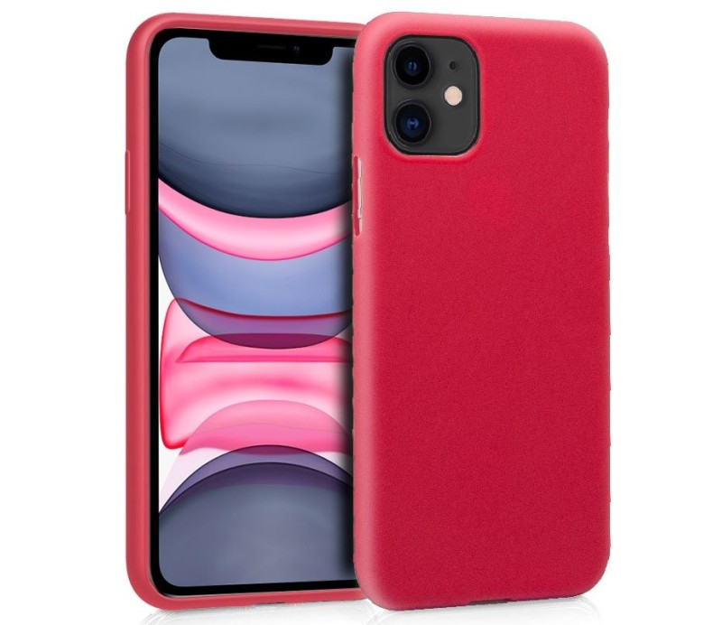 Funda Cool Apple iPhone 11 Silicona - Rojo