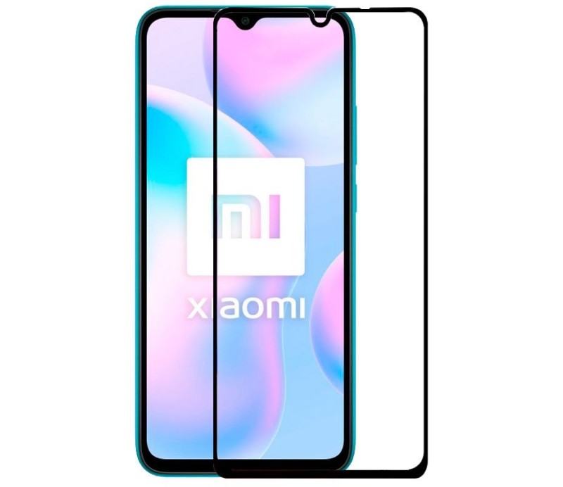 Protector Pantalla Cristal Templado Cool XIAOMI REDMI 9A (Full 3D Negro)