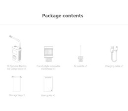 Mini Compresor Inflador Xiaomi Mi Portable Airpump BHR5277GL - Negro