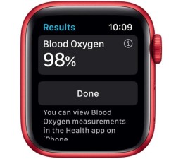 Smartwatch Apple Watch Series 6 40mm GPS + Celular M06R3TY/A - Product Red - Rojo (EXPOSICION)