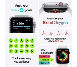Smartwatch Apple Watch Series 6 40mm GPS + Celular M06R3TY/A - Product Red - Rojo (EXPOSICION)