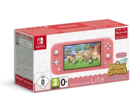 Consola Nintendo Switch Lite Coral + Animal Crossing: New Horizons
