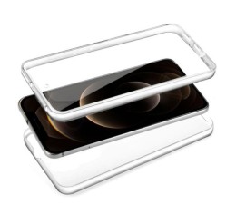 Funda Cool Silicona 3D para Iphone 12 Pro Max (Transparente Frontal + Trasera)