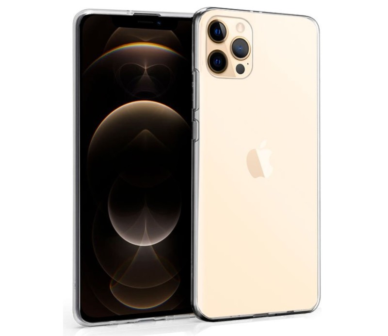 Funda Cool Silicona Apple Iphone 12 Pro Max (Transparente)