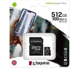 MEMORIA MICROSD 512GB CANVAS SELECT PLUS