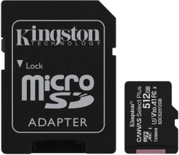 Memoria MicroSD Kingston Canvas Select Plus 512GB