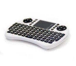 Mini Teclado Inalambrico Touchpad Multimedia Talkkeyboard Blanco y Negro PHTALKKEYBOARD+