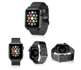 Correa Cool Apple Watch Series 1/2/3/4/5/6/SE (38/40mm) - Metal Negro