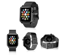 Correa Cool Apple Watch Series 1/2/3/4/5/6/7/8/9/SE (42/44/45mm) - Metal Negro