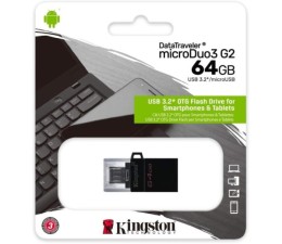 Pendrive Memoria USB Kingston DTDUO 3.0 G2 microduo3g2 64GB USB3.2 microUSB
