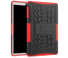 Funda Cool Samsung Galaxy TAB A (2019) T510 / T515 Hard Case 10.1" - Negra y Roja