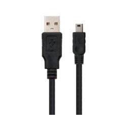 Cable USB(A) 2.0 a MiniUSB 1m Nanocable 10.01.0401