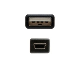Cable USB(A) 2.0 a MiniUSB 1m Nanocable 10.01.0401