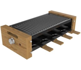 Raclette Cecotec Cheese&Grill 8200 Wood Black