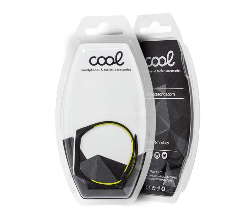Correa Cool para Xiaomi Mi Band 5 / 6 / 7 Sport - Negro / Verde