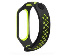 Correa Cool para Xiaomi Mi Band 5 / 6 / 7 Sport - Negro / Verde