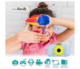 Camara Digital para niños Savefamily - Azul