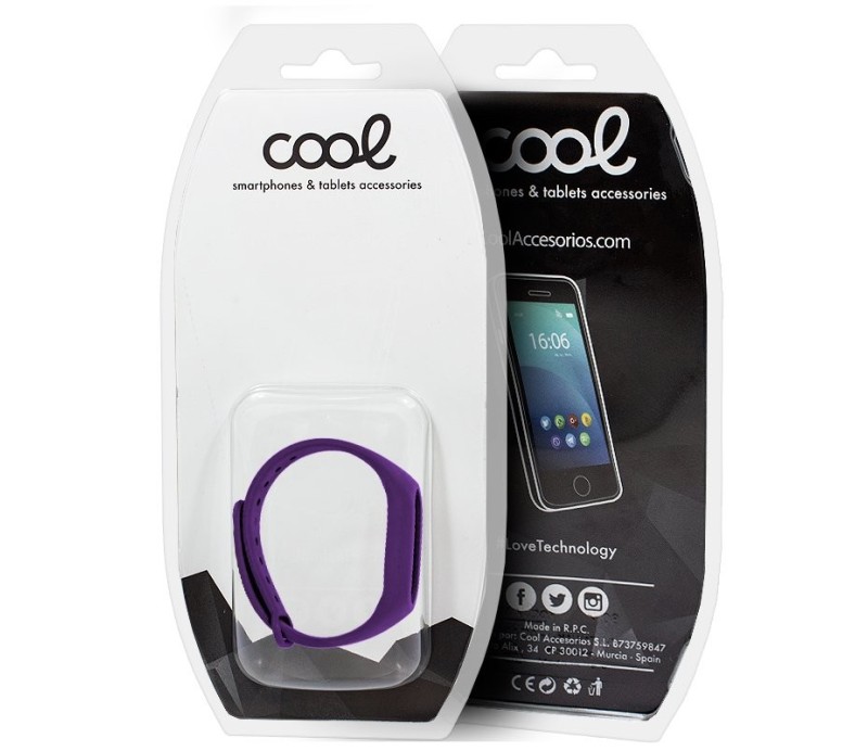 Correa Cool para Xiaomi Mi Band 5 / 6 - Liso Violeta