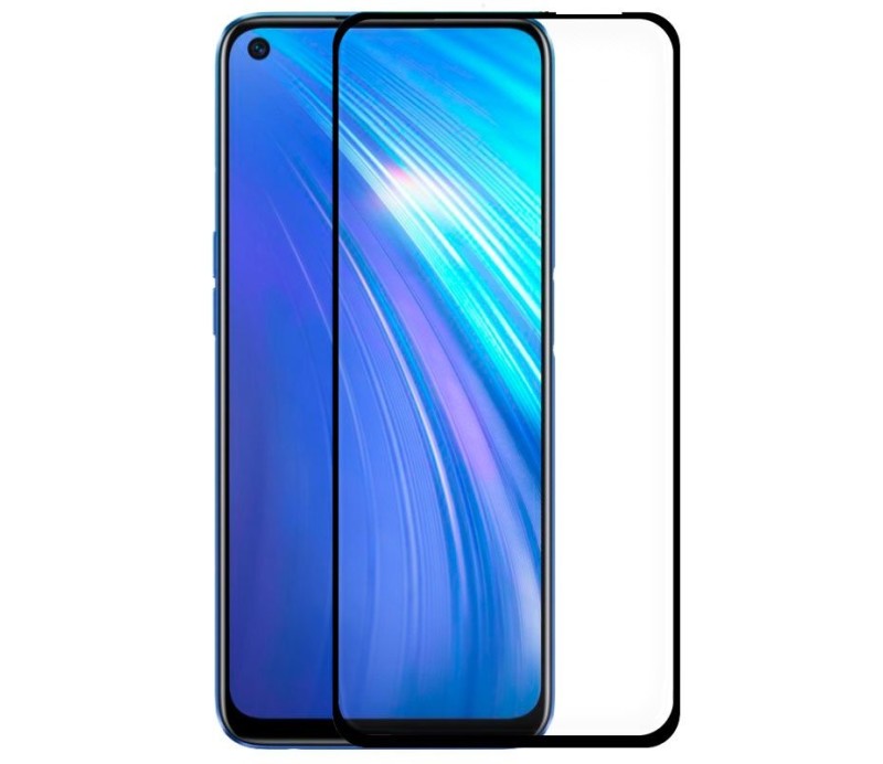Protector Pantalla Cristal Templado Cool Realme 6 / 6s (FULL 3D Negro)