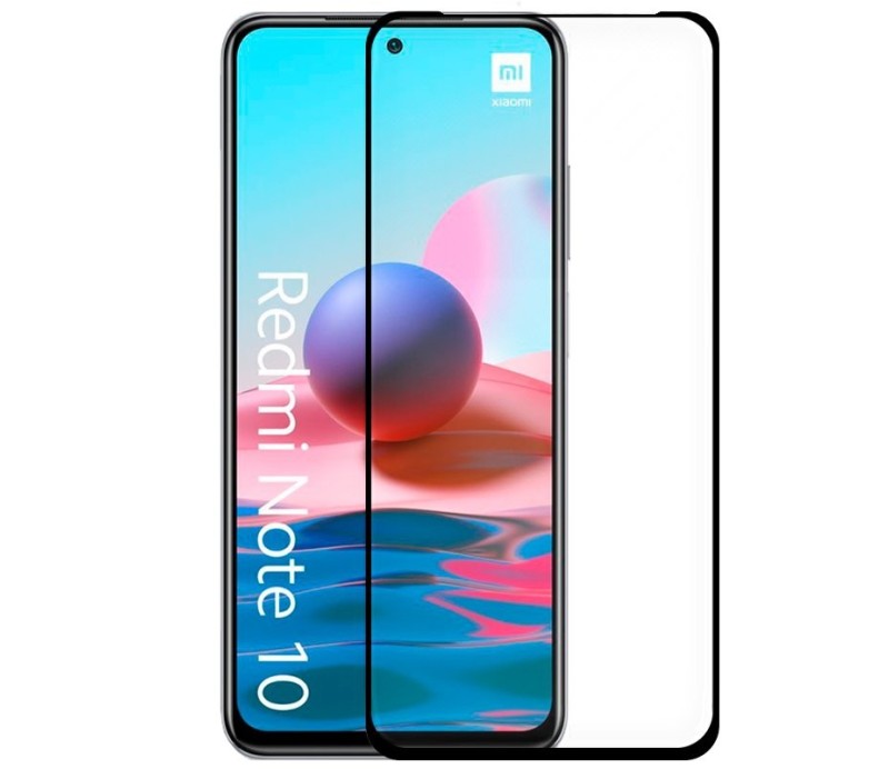 Protector Pantalla Cristal Templado Cool Xiaomi Redmi Note 10 / Note 10s (Full 3D Negro)