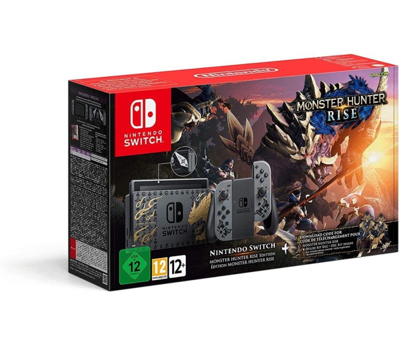 Consola Nintendo Switch Ed. Limitada Monster Hunter Rise