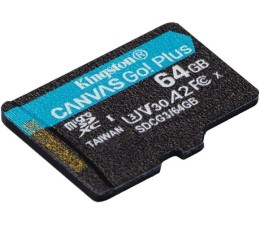Memoria MicroSD Kingston Canvas Go Plus 64GB 170R U3 V30 170MB/s