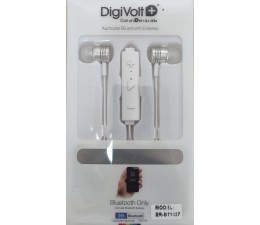 Auriculares Bluetooth Digivolt BT-1626-1627 - Blanco/Plata