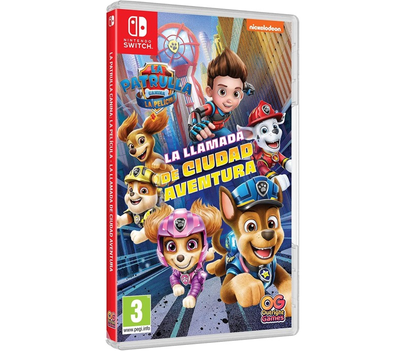 Juego Switch Paw Patrol Patrulla Canina: La Llamada de Ciudad Aventura
