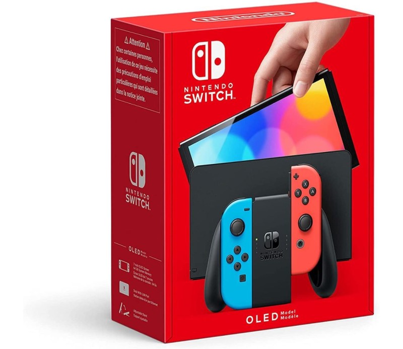 Consola Nintendo Switch OLED 2021 - Joy-Cons Rojo y Azul