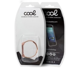 Correa Cool para Xiaomi Mi Band 5 / 6 / 7 - Metal Rose Gold