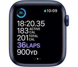 Smartwatch Apple Watch Series 6 40mm GPS + Celular M06Q3TY/A - Azul marino