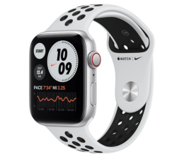 Smartwatch Apple Watch Series 6 40mm GPS + Celular M07C3TY/A - Nike Plata / Blanco (EXPOSICION)