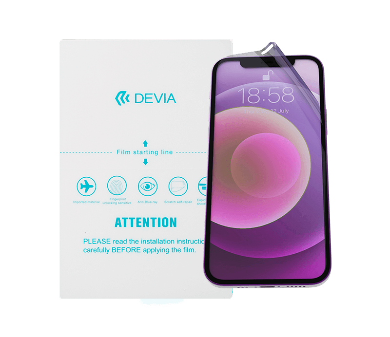 Protector Pantalla Devia Hidrogel Smartphone Anti Blue-Ray