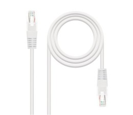 Cable Red UTP CAT6 RJ45 2m Nanocable 10.20.0402-W - Blanco AWG24