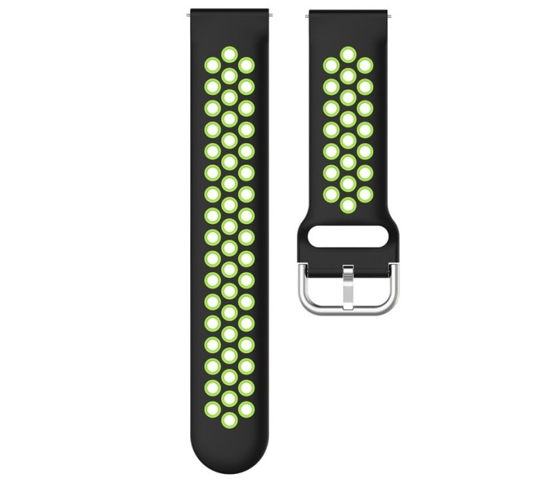 Correa Cool Universal 20mm para Amazfit Bip / GTS / Bip Lite / Huawei / Samsung / COOL Oslo Goma Negro Verde