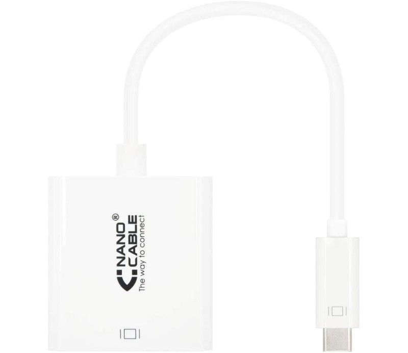 Adaptador USB Tipo C a HDMI 15cm Nanocable 10.16.4102