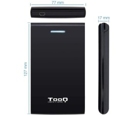 Caja Externa 2.5" TooQ TQE-2526B USB 3.0 SATA - Negro