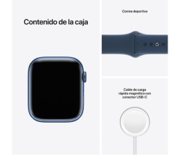 Smartwatch Apple Watch Series 7 45mm GPS + Celular MKJT3TY/A - Aluminio Azul