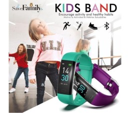 Pulsera de Actividad Savefamily Kids Band - Rosa