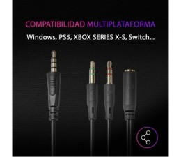 Auriculares MH020 Multiplataform Headphones + Mic - PC/PS4/XBOX