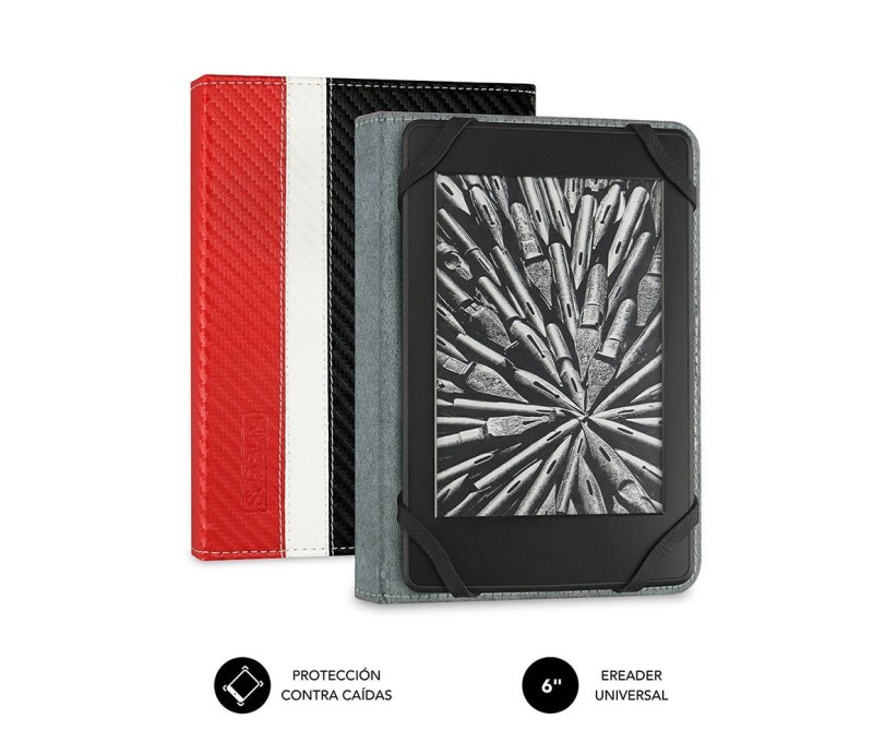 Funda Subblim Libro Electronico Clever eBook Case 6" SUB-CUE-1EC002 - Rojo
