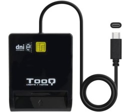 Lector de Tarjetas y DNI Electronico DNI TQR-211B USB Tipo C - Negro